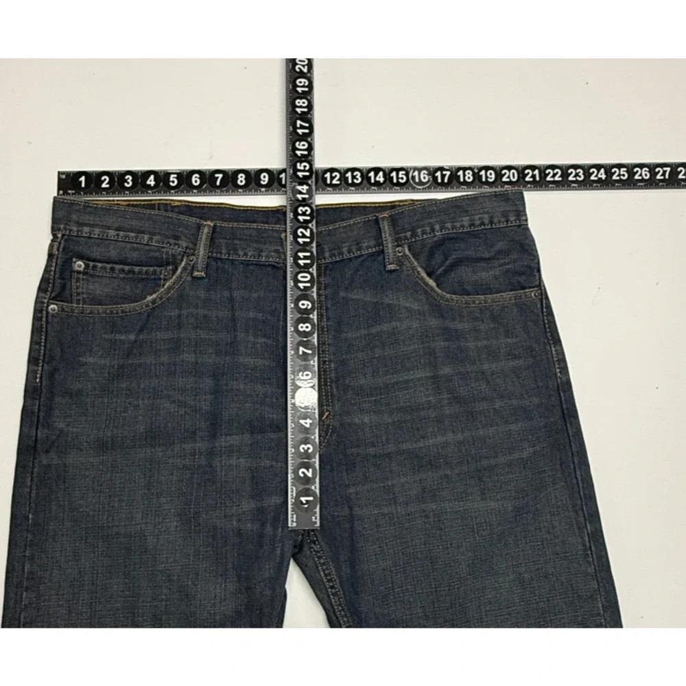 Levis‎ 505 Jeans Mens 40X30 Blue Straight Leg Dark Wash Workwear Casual